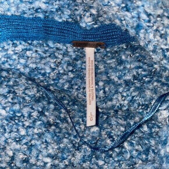 Free People Blue Marine BFF With Cowl Neck Sweater - Picture 6 of 9